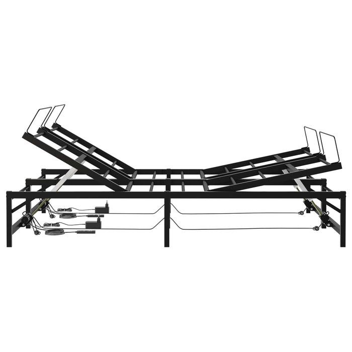 Cadru Electric Ajustabil pentru Pat Negru 150 x 200 cm Oțel WALTI