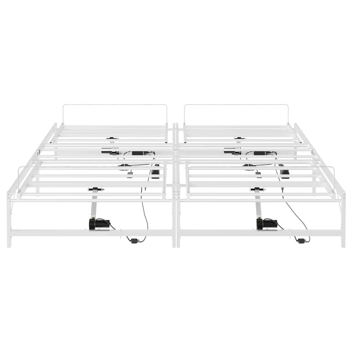 Cadru Electric Ajustabil pentru Pat Alb 180 x 200 cm Oțel WALTI