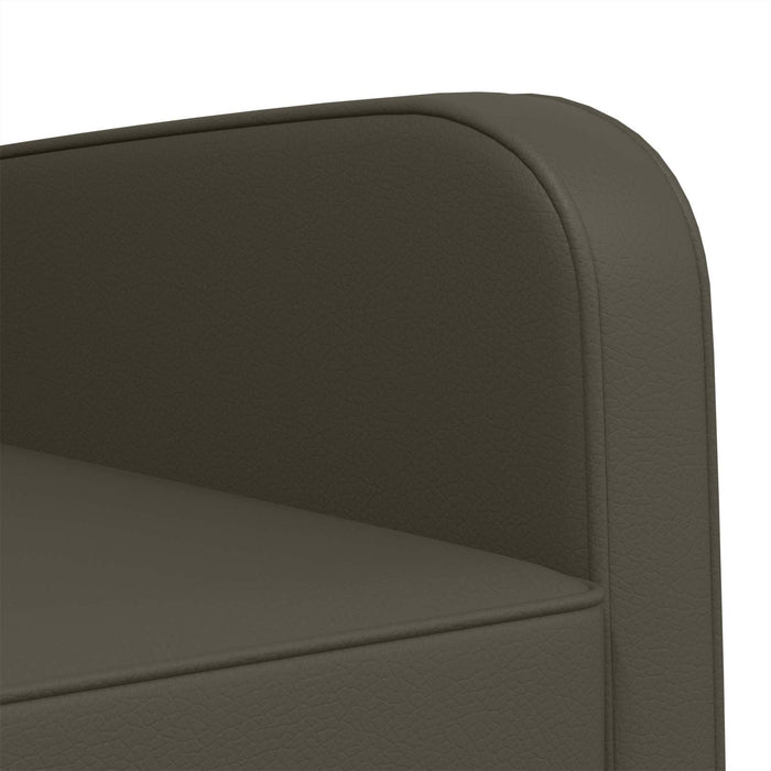 Fotoliu Gri Piele artificială - WALTI WALTI