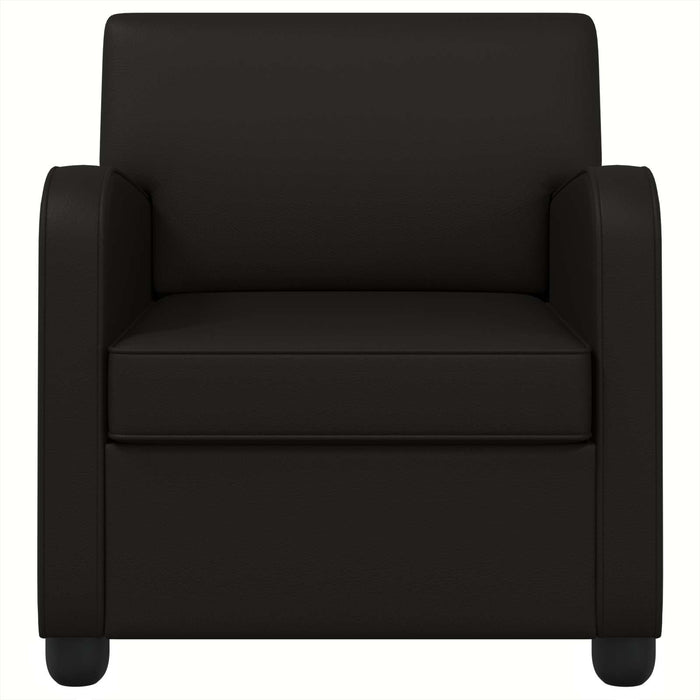 Fotoliu Negru Piele artificială - WALTI WALTI