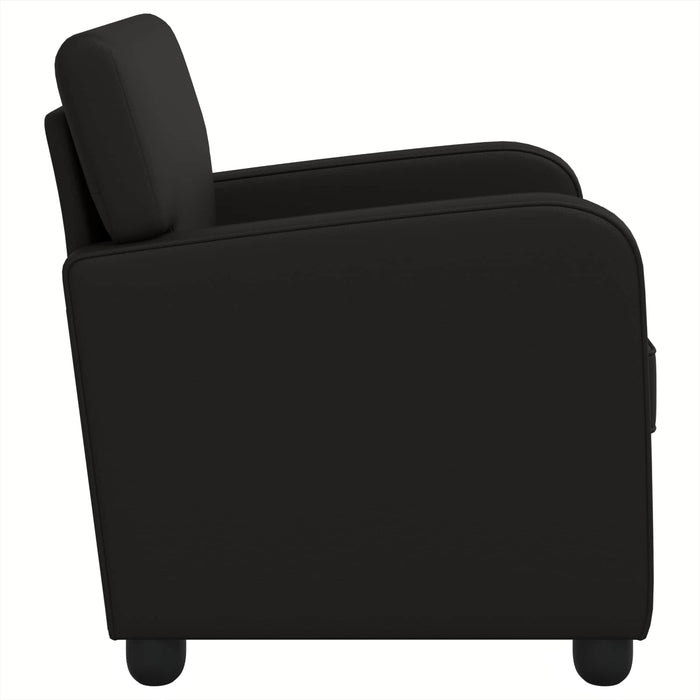 Fotoliu Negru Piele artificială - WALTI WALTI