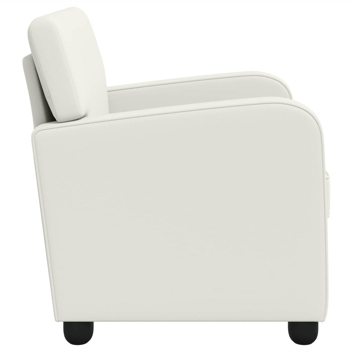 Fotoliu Alb Piele artificială - WALTI WALTI