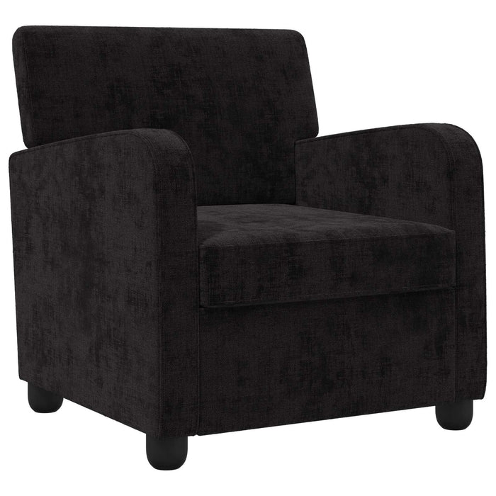 Fotoliu Negru Chenille WALTI