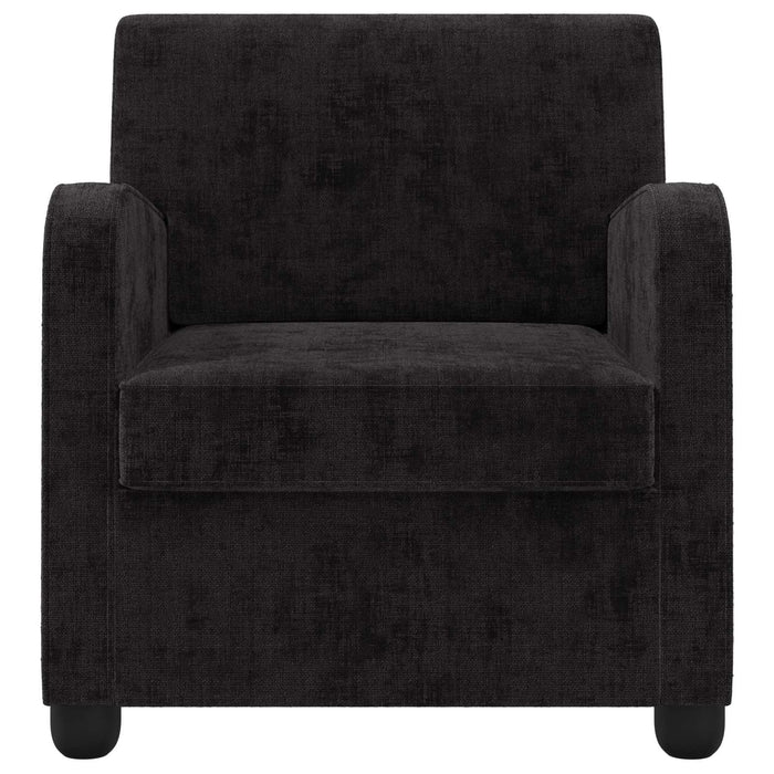 Fotoliu Negru Chenille WALTI