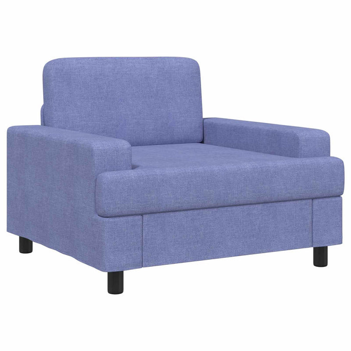 Fotoliu Albastru Jeans Țesătură WALTI