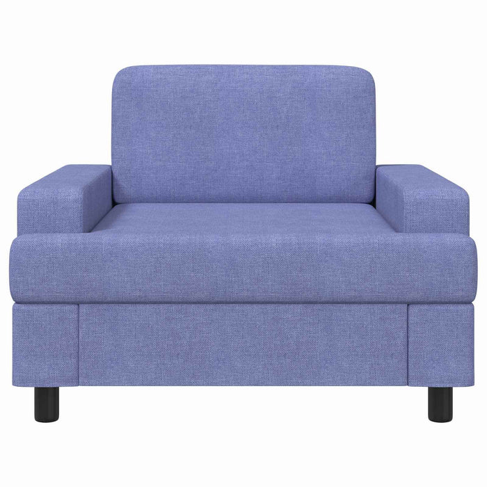 Fotoliu Albastru Jeans Țesătură WALTI