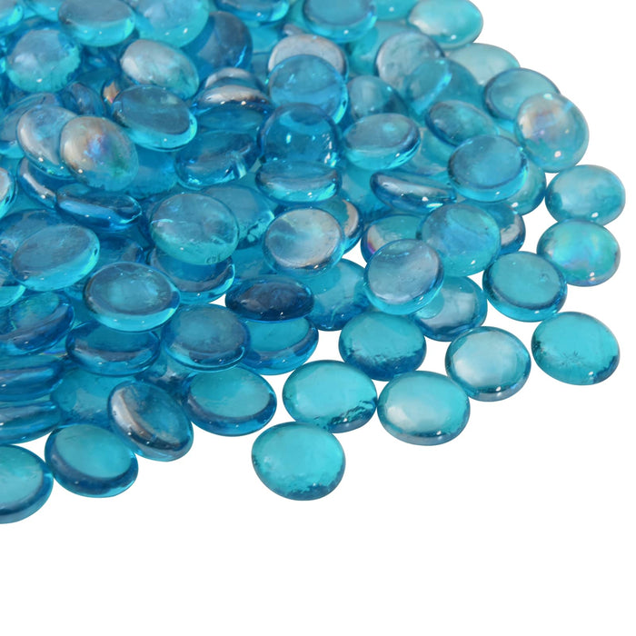 Nugget din sticlă 17-19 mm Albastru aqua Sticlă WALTI