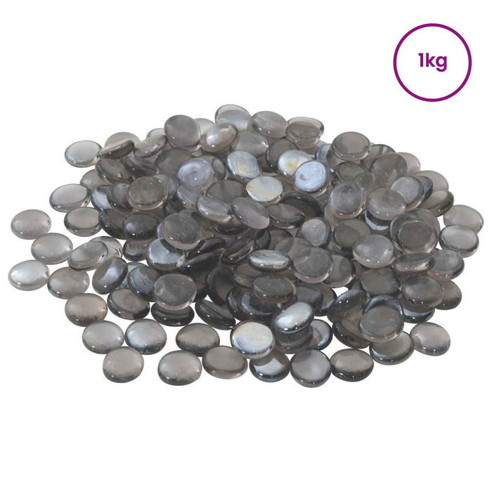 Nugget din sticlă 17-19 mm Gri purpuriu Sticlă WALTI