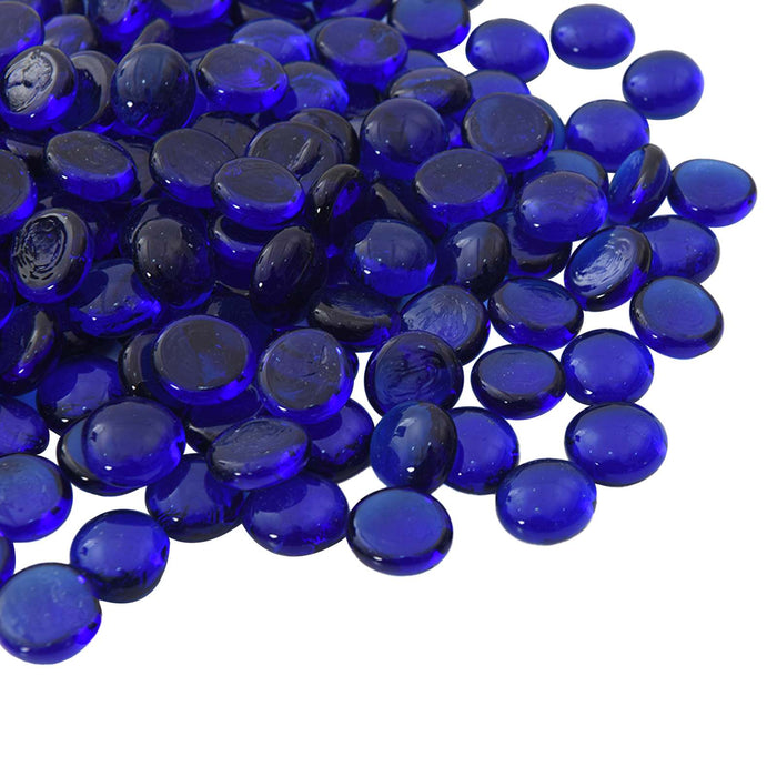 Nugget din sticlă 17-19 mm Albastru cobalt Sticlă WALTI