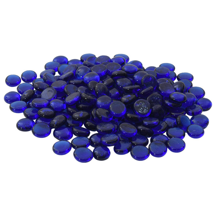 Nugget din sticlă 17-19 mm Albastru cobalt Sticlă WALTI