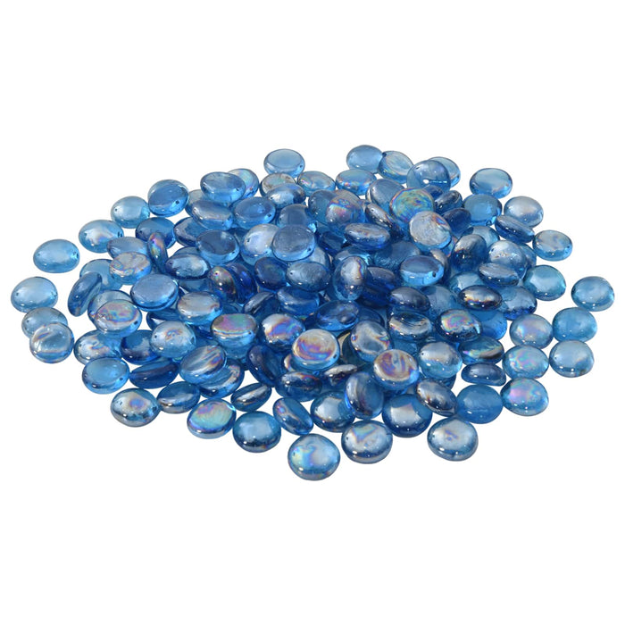 Nugget din sticlă 17-19 mm Albastru cobalt deschis Sticlă WALTI
