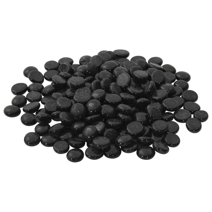 Nugget din sticlă 17-19 mm Negru Sticlă WALTI