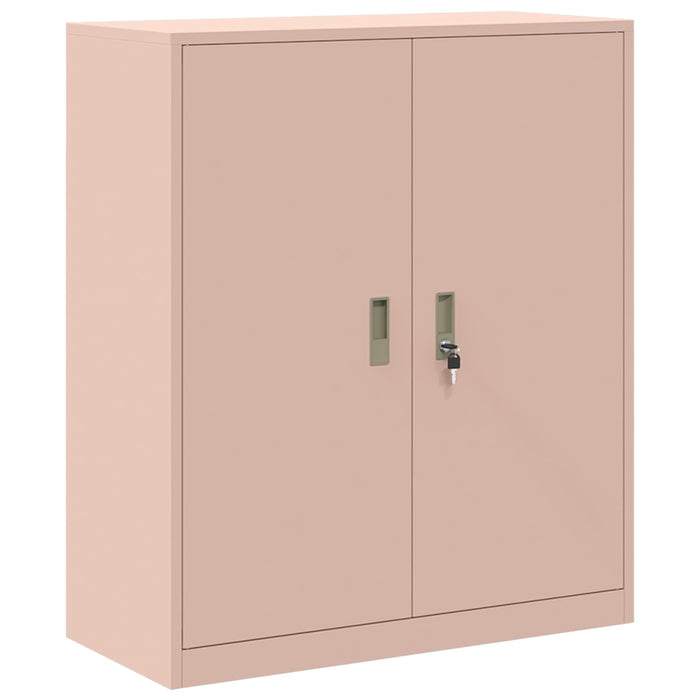 Dulap de depozitare 2 buc. Roz 90 x 40 x 145 cm Oțel Blocat WALTI
