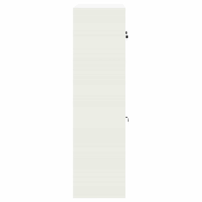 Dulap de depozitare 2 buc. Alb 90 x 40 x 145 cm Oțel Blocat WALTI