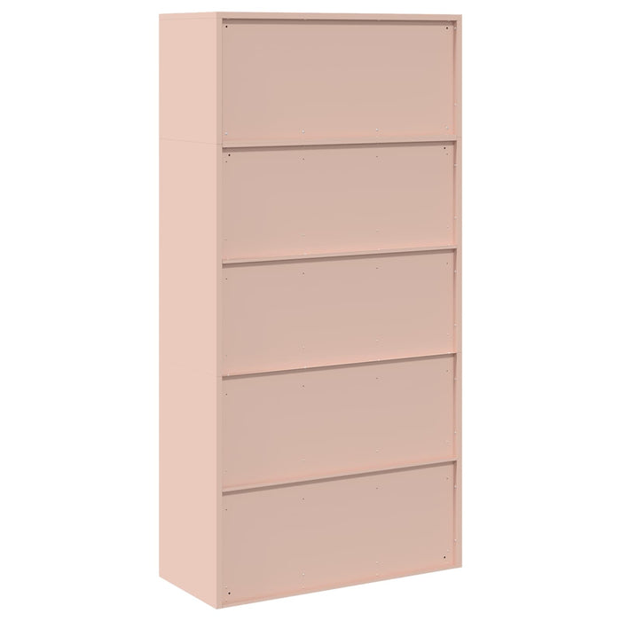 Dulap de depozitare 2 buc. Roz 90 x 40 x 180 cm Oțel Blocat WALTI