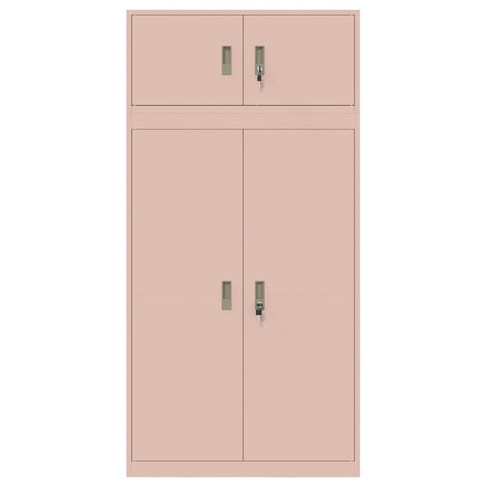 Dulap de depozitare 2 buc. Roz 90 x 40 x 180 cm Oțel Blocat WALTI