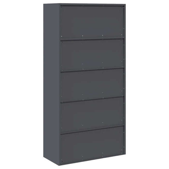 Dulap de depozitare 2 buc. Antracit 90 x 40 x 180 cm Oțel WALTI