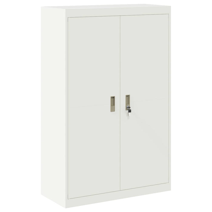 Dulap de depozitare 2 buc. Alb 90 x 40 x 180 cm Oțel Blocat WALTI