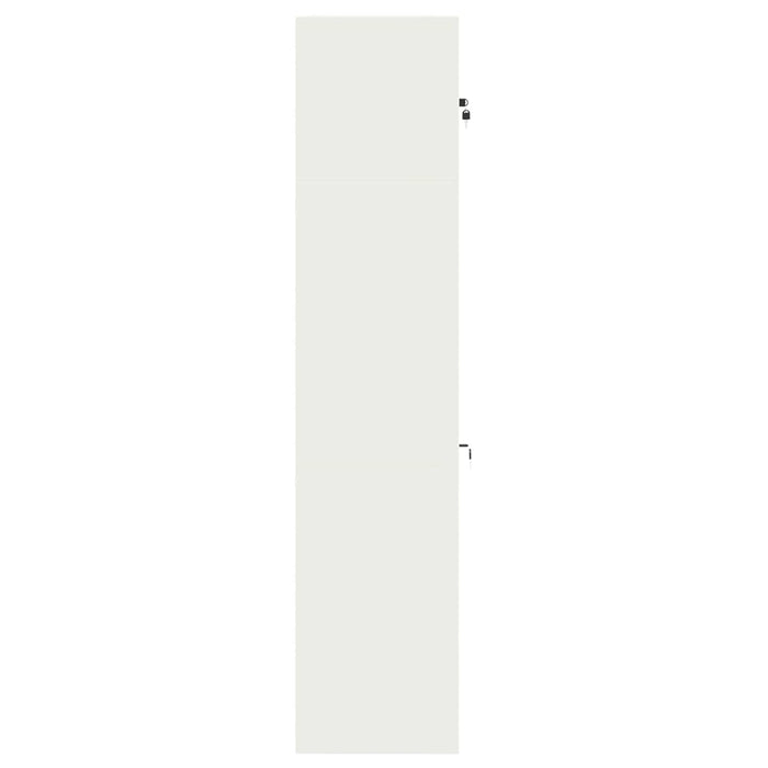 Dulap de depozitare 2 buc. Alb 90 x 40 x 180 cm Oțel Blocat WALTI