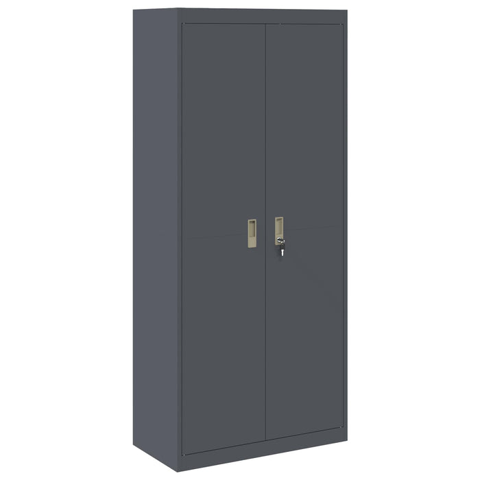 Dulap de depozitare 2 buc. Antracit 80 x 40 x 220 cm Oțel WALTI