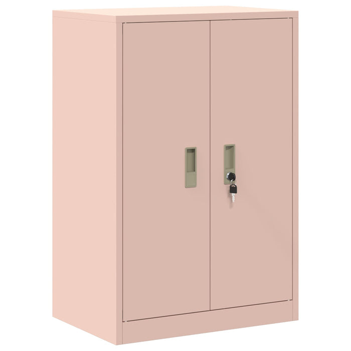 Dulap de depozitare 2 buc. Roz 60 x 40 x 130 cm Oțel Blocat WALTI