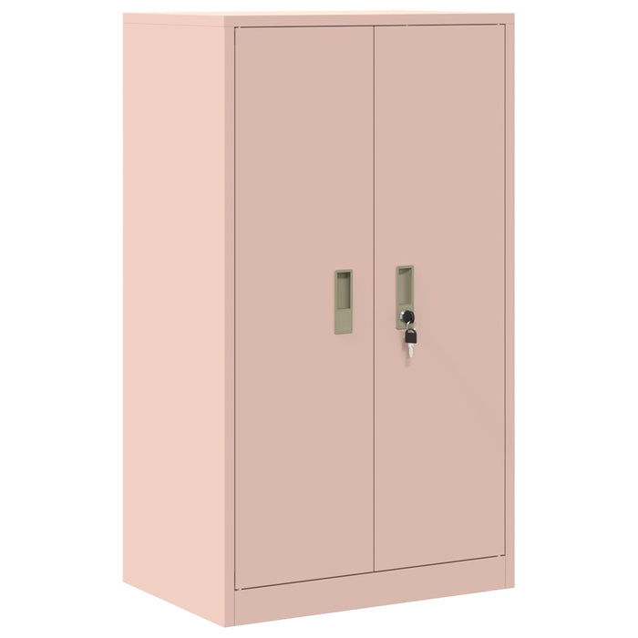 Dulap de depozitare 2 buc. Roz 60 x 40 x 145 cm Oțel Blocat WALTI