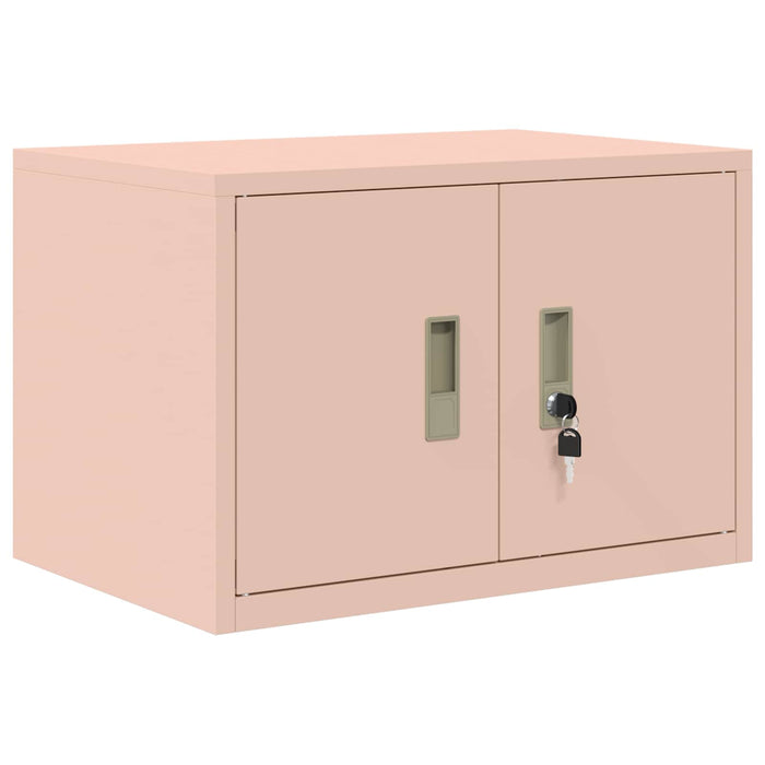 Dulap de depozitare 2 buc. Roz 60 x 40 x 220 cm Oțel Blocat WALTI