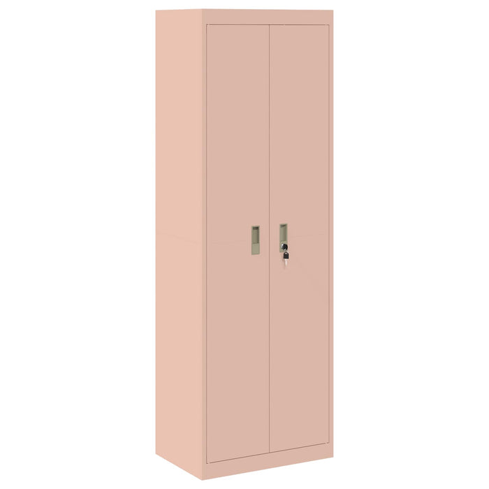 Dulap de depozitare 2 buc. Roz 60 x 40 x 220 cm Oțel Blocat WALTI