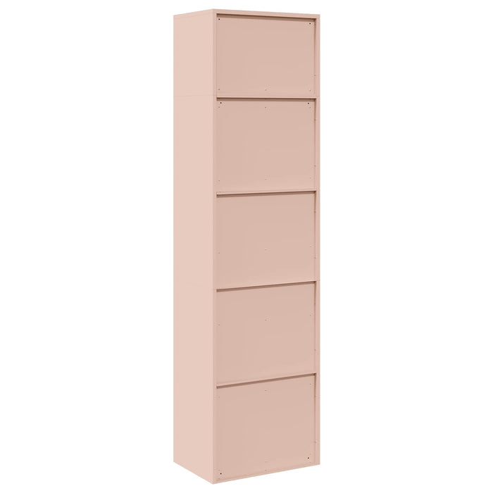 Dulap de depozitare 2 buc. Roz 60 x 40 x 220 cm Oțel Blocat WALTI