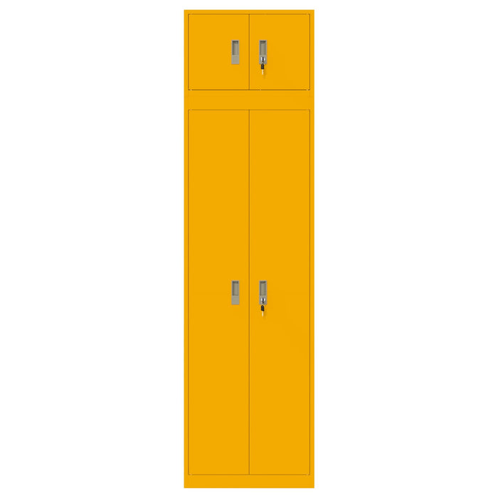 Dulap de depozitare 2 buc. 60 x 40 x 220 cm Oțel Blocat WALTI