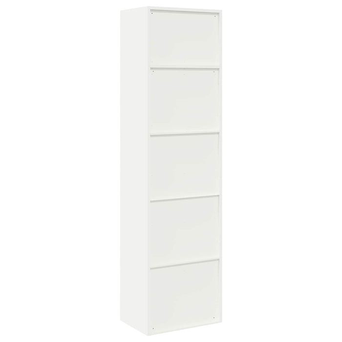 Dulap de depozitare 2 buc. Alb 60 x 40 x 220 cm Oțel Blocat WALTI