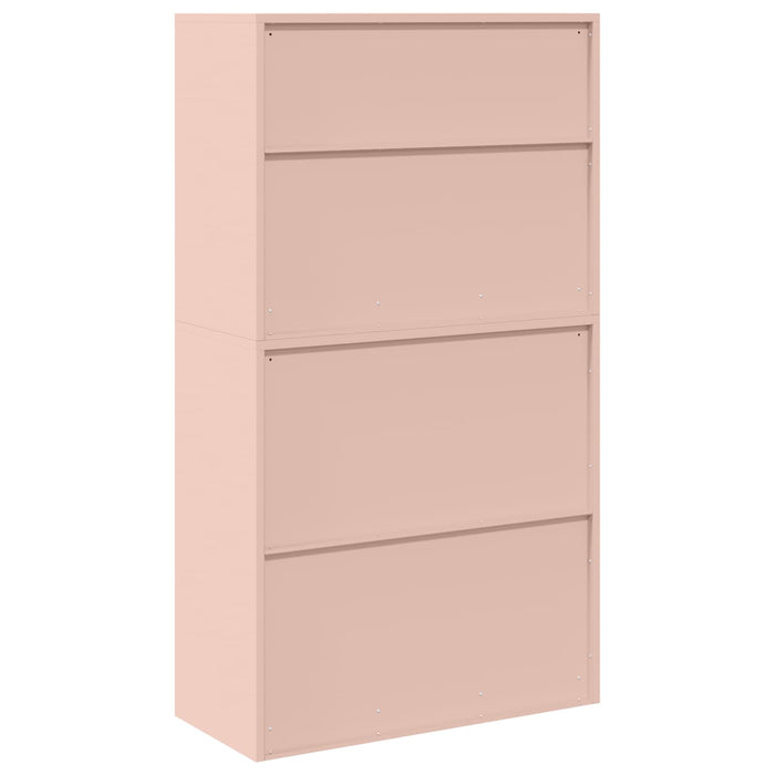 Dulap de depozitare 2 buc. Roz 90 x 40 x 160 cm Oțel Blocat WALTI