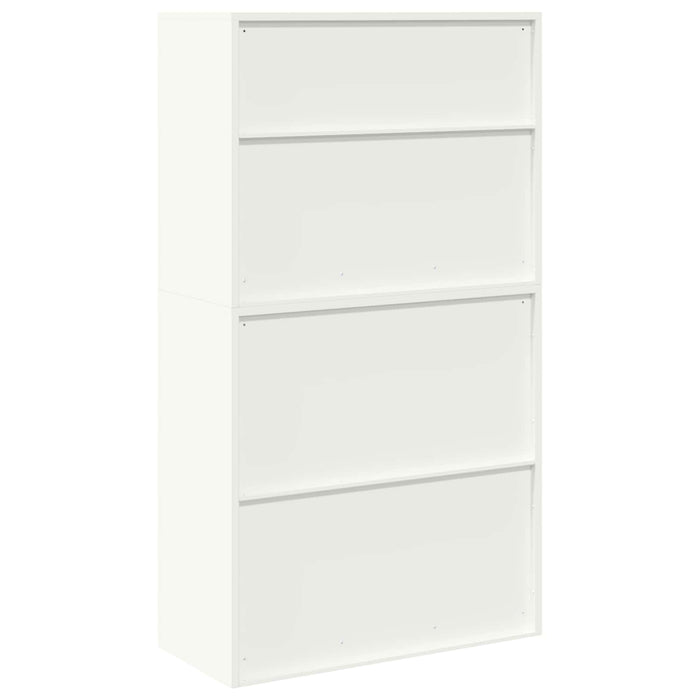 Dulap de depozitare 2 buc. Alb 90 x 40 x 160 cm Oțel Blocat WALTI