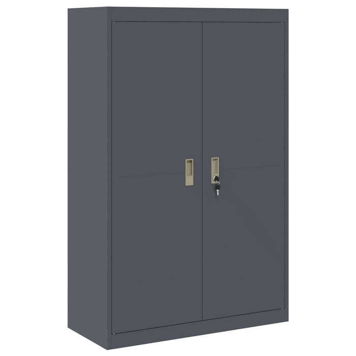 Dulap de depozitare 2 buc. Antracit 90 x 40 x 210 cm Oțel WALTI