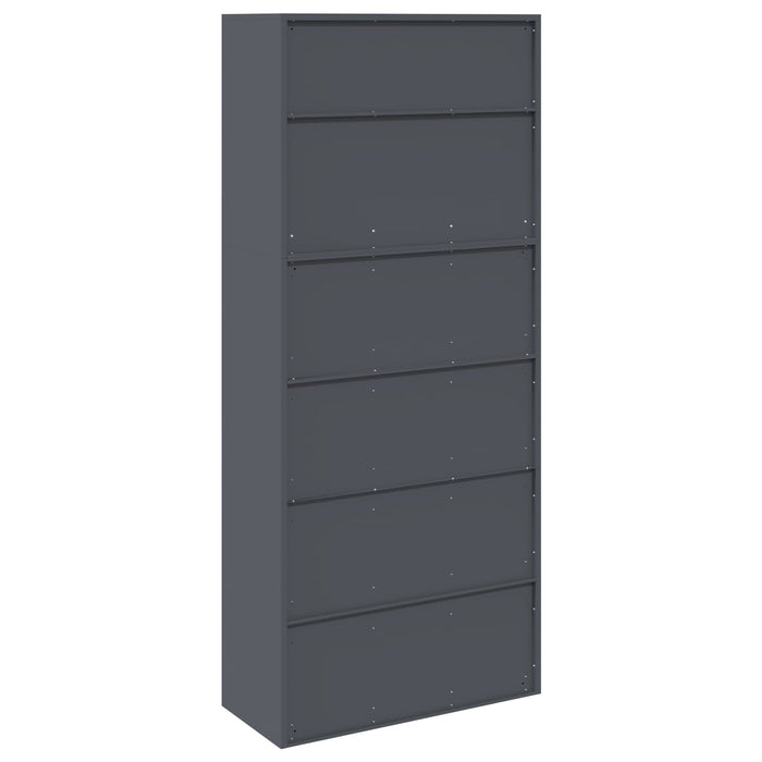 Dulap de depozitare 2 buc. Antracit 90 x 40 x 210 cm Oțel WALTI