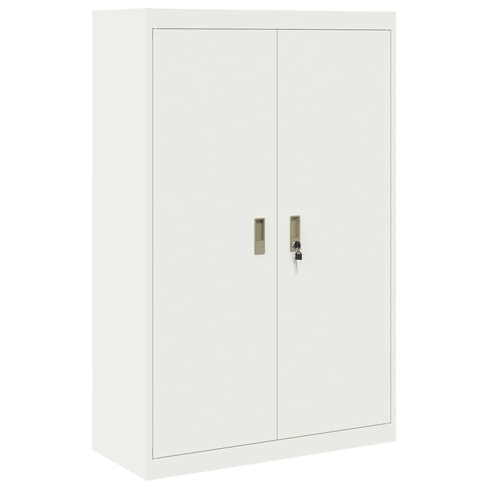 Dulap de depozitare 2 buc. Alb 90 x 40 x 210 cm Oțel Blocat WALTI