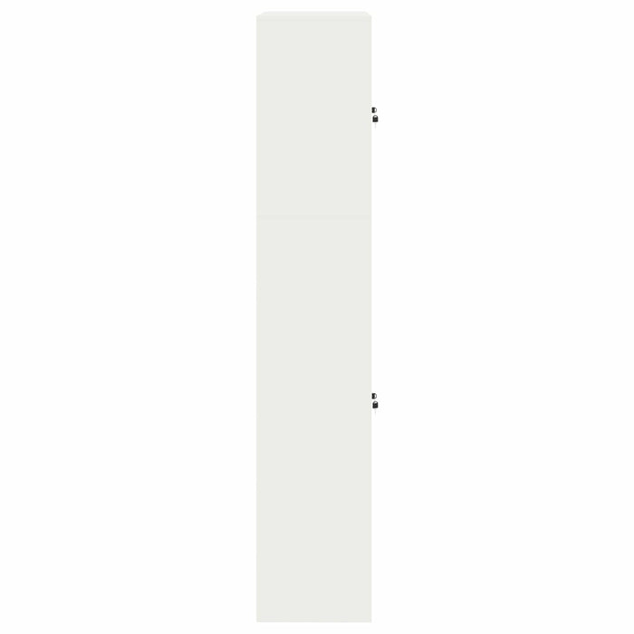 Dulap de depozitare 2 buc. Alb 90 x 40 x 210 cm Oțel Blocat WALTI