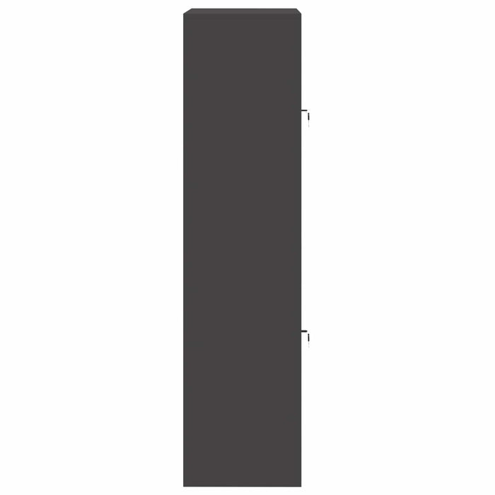 Dulap de depozitare 2 buc. Negru 80 x 40 x 160 cm Oțel Blocat - WALTI WALTI
