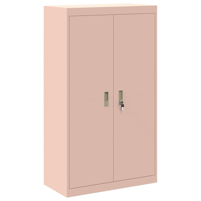 Dulap de depozitare 2 buc. Roz 80 x 40 x 210 cm Oțel Blocat WALTI