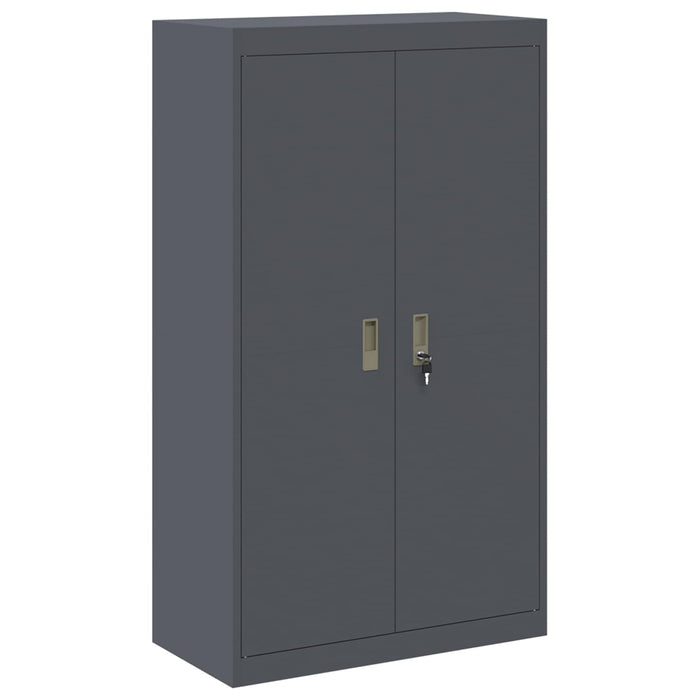 Dulap de depozitare 2 buc. Antracit 80 x 40 x 210 cm Oțel WALTI