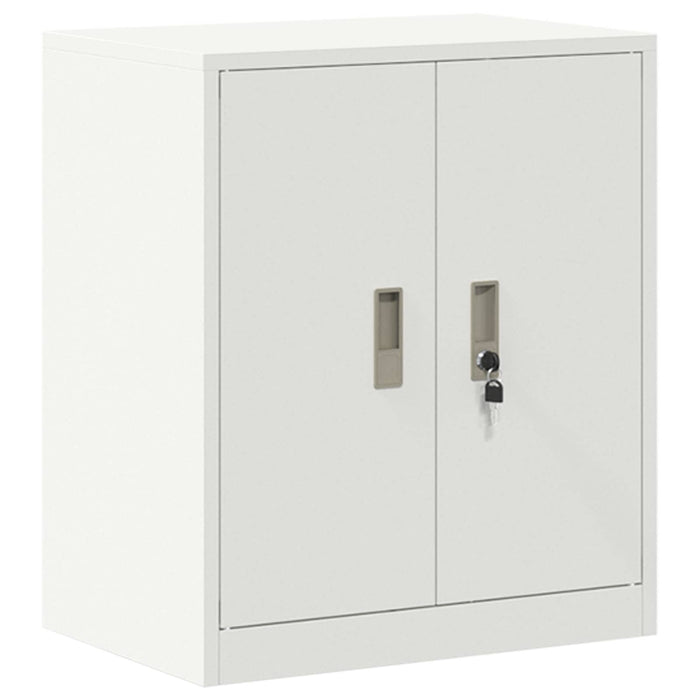 Dulap de depozitare 2 buc. Alb 60 x 40 x 160 cm Oțel Blocat WALTI
