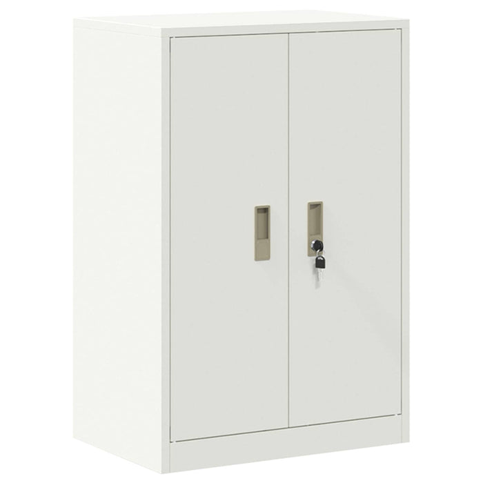 Dulap de depozitare 2 buc. Alb 60 x 40 x 160 cm Oțel Blocat WALTI