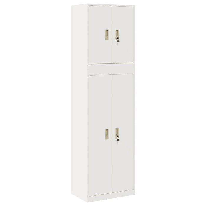 Dulap de depozitare 2 buc. 60 x 40 x 210 cm Oțel Blocat WALTI