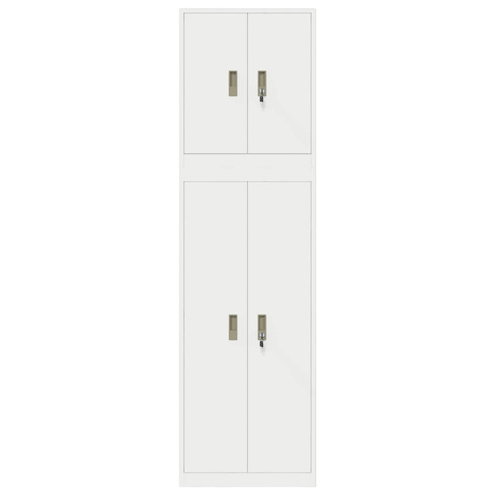 Dulap de depozitare 2 buc. 60 x 40 x 210 cm Oțel Blocat WALTI