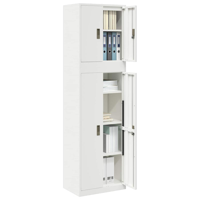 Dulap de depozitare 2 buc. 60 x 40 x 210 cm Oțel Blocat WALTI