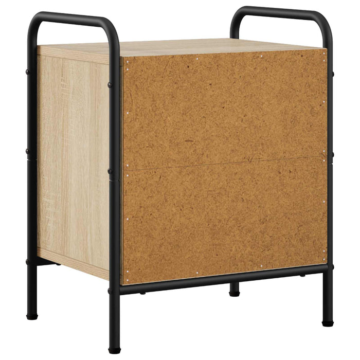 Dulap de noapte Stejar Sonoma 40 x 30 x 50 cm Lemn prelucrat WALTI