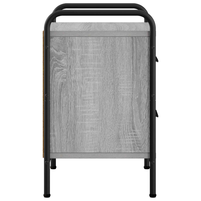 Dulap de noapte Sonoma gri 40 x 30 x 50 cm Lemn prelucrat WALTI