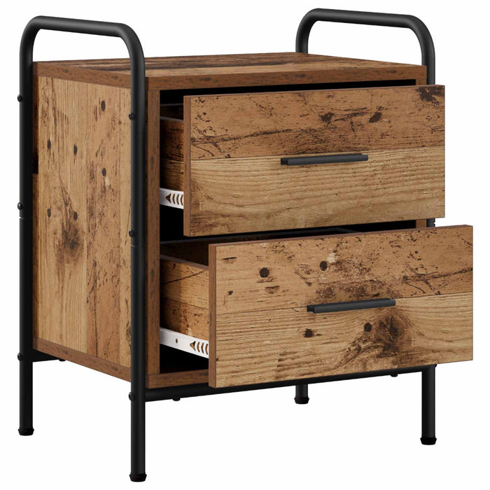 Dulap de noapte Lemn de stejar 40 x 30 x 50 cm Lemn prelucrat WALTI