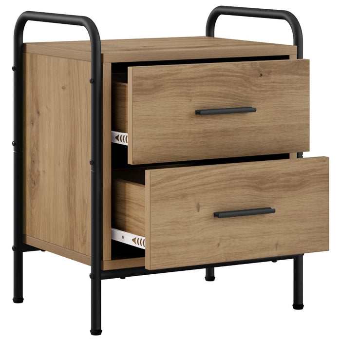 Dulap de noapte Stejar Artizanal 40 x 30 x 50 cm Lemn prelucrat WALTI