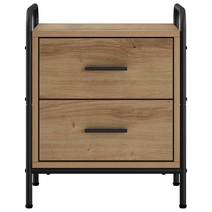 Dulap de noapte Stejar Artizanal 40 x 30 x 50 cm Lemn prelucrat WALTI
